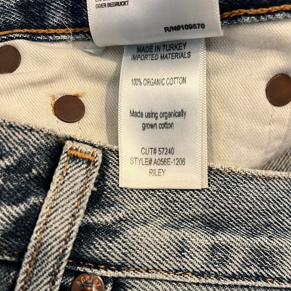 Agolde Riley High Rise Straight Crop - Picture 4 of 4